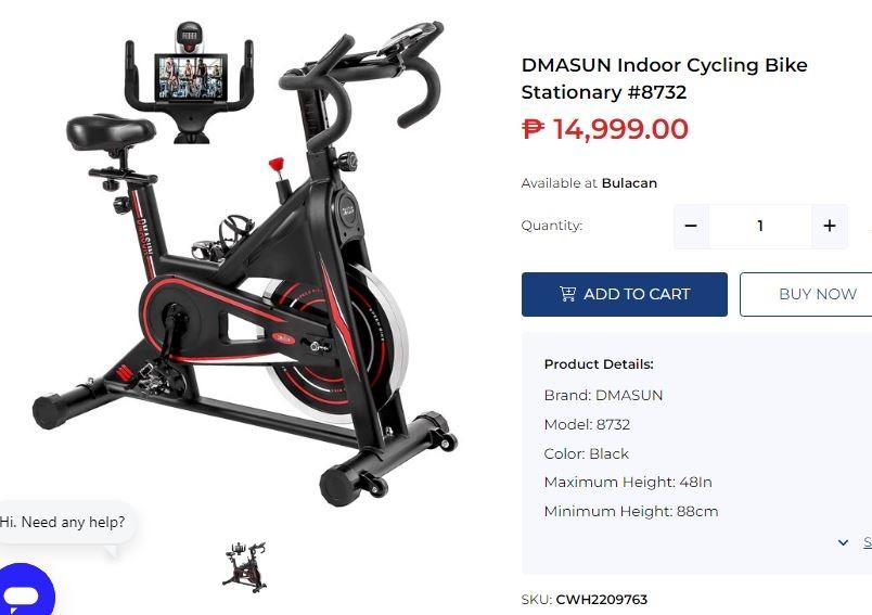 DMASUN Indoor Cycling Bike Stationary 8732 Sports Equipment