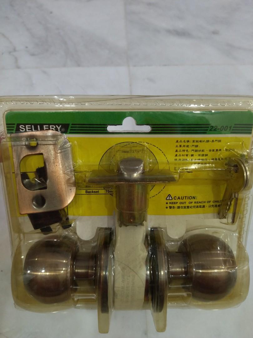 Door Knob With In built Lock Furniture Home Living Security Locks Door knob with in built lock furniture home living security locks