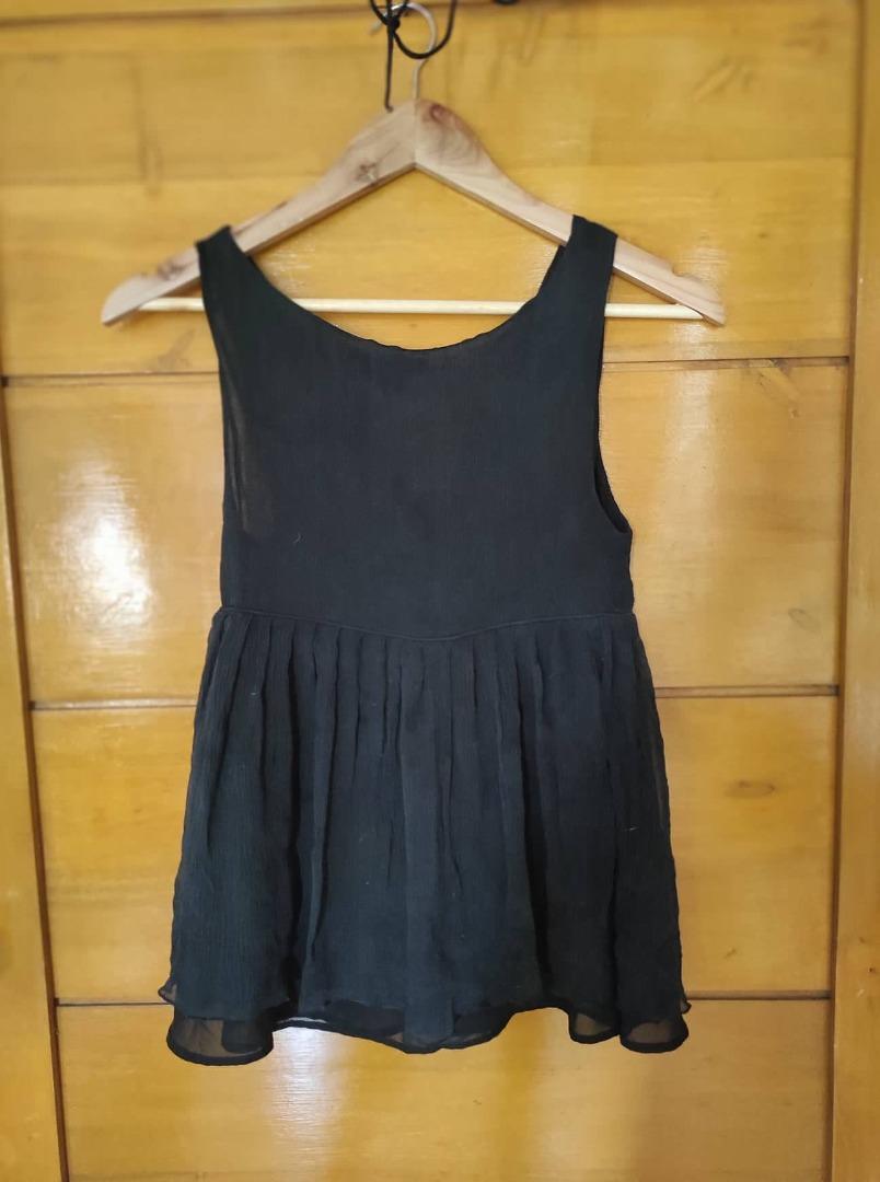 Express Top (Black) (Category: Blouses) located in Quezon City. Submitted by tsktsktskk (Listing ID 1174527955, Image 2). Description: Express black top (XS). Only worn once. RFS: Decluttering.