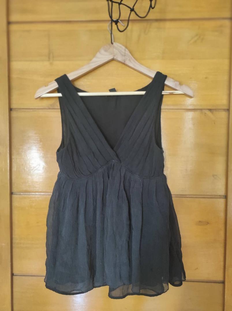 Express Top (Black) (Category: Blouses) located in Quezon City. Submitted by tsktsktskk (Listing ID 1174527955, Image 1). Description: Express black top (XS). Only worn once. RFS: Decluttering.