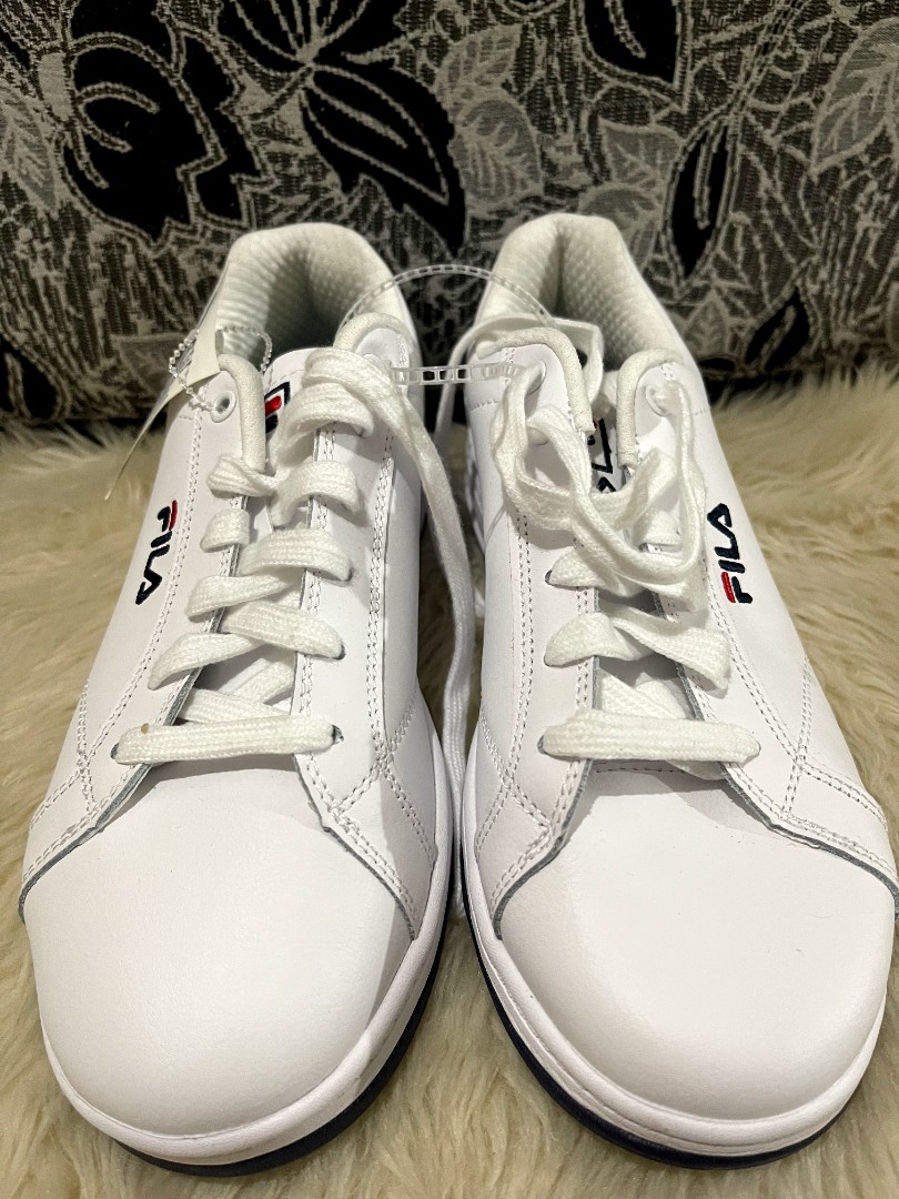 Fila ladies leather court shoe hot sale
