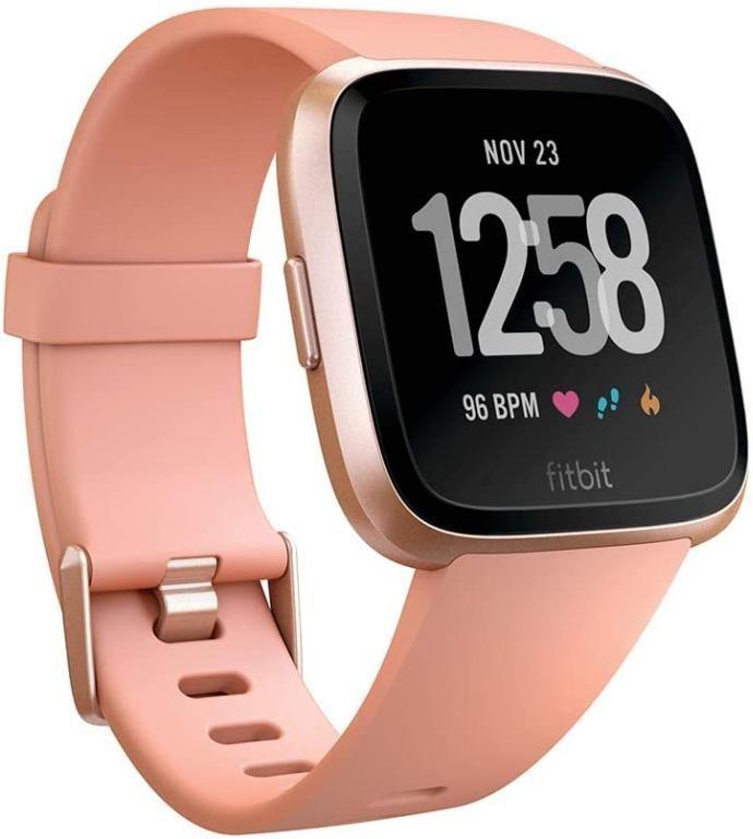 Fitbit Versa Health Fitness Smartwatch with Heart Rate Music Swim Tracking Mobile Phones Gadgets Wearables Smart Watches on Carousell