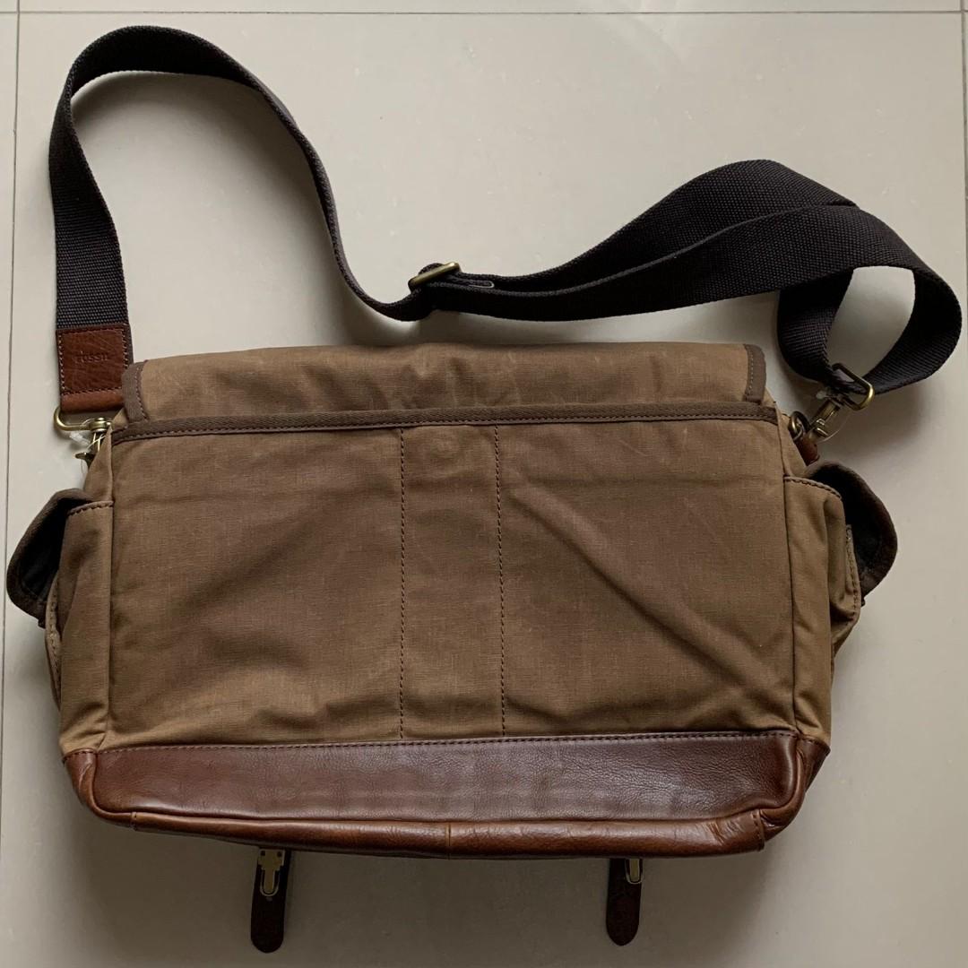 Fossil Defender Messenger Bag, Fesyen Pria, Tas & Dompet , Tas