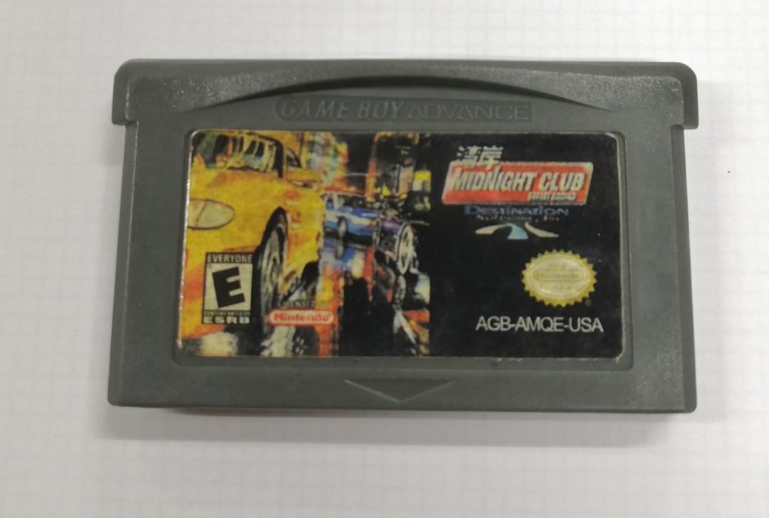 Gameboy Advance Game Midnight Club Street Racing, Video Gaming, Video  Games, Nintendo on Carousell