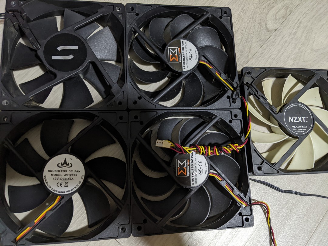 Gaming case fans 120mm, Computers & Tech, Desktops on Carousell