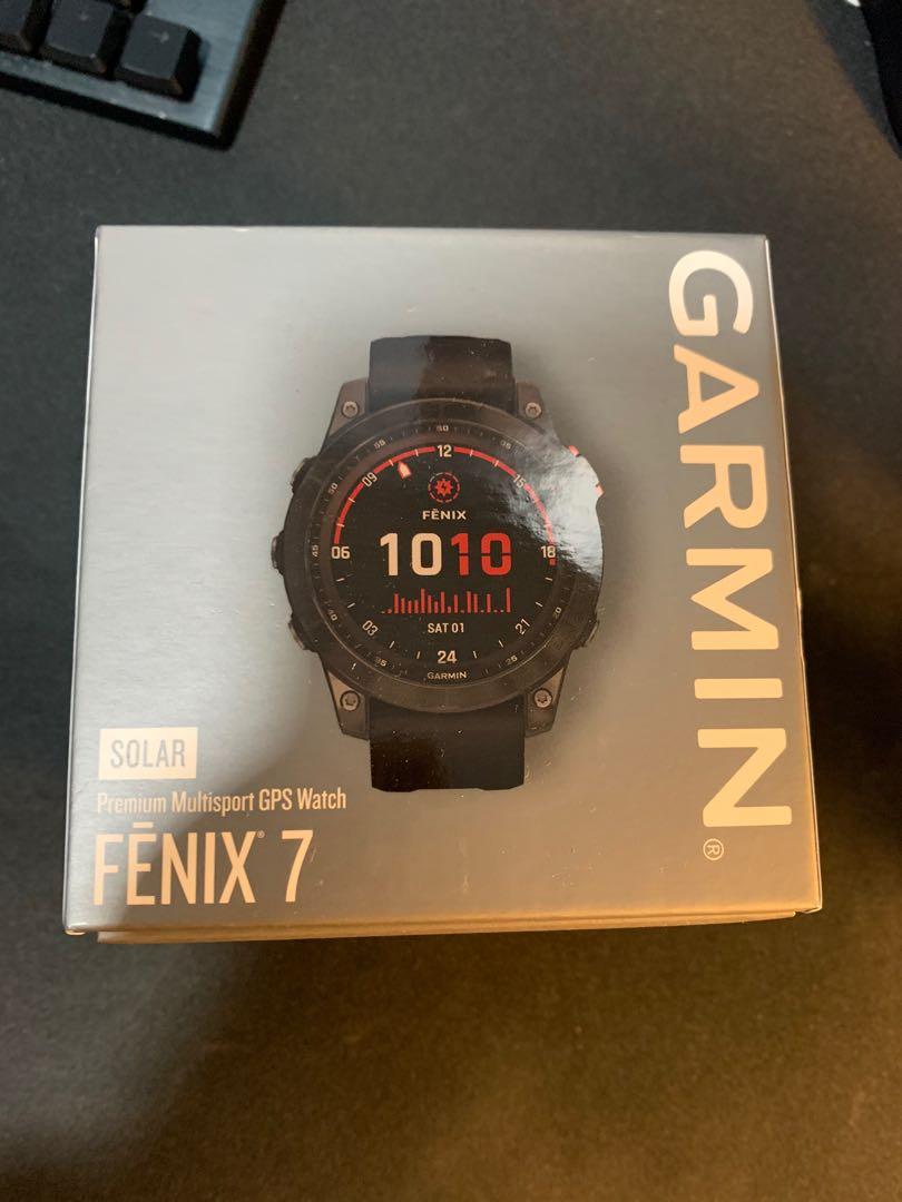 Garmin fenix 7 Solar, adventure smartwatch, with Solar Charging  Capabilities, rugged outdoor watch with GPS, touchscreen, health and  wellness