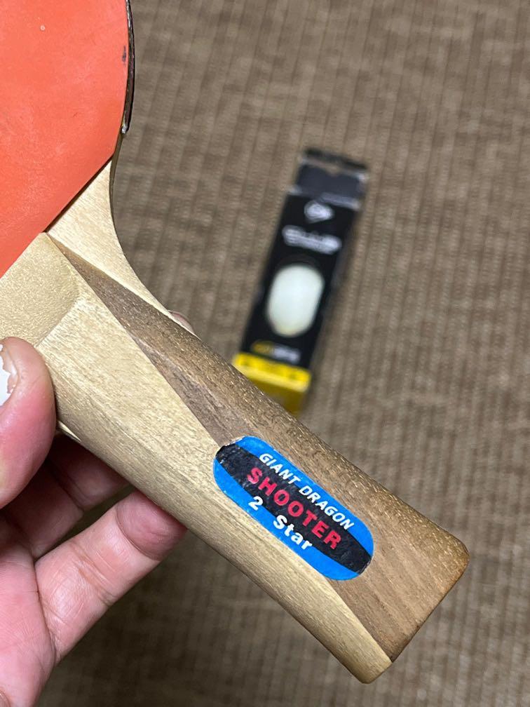 Giant Dragon Table Tennis Blade w/ rubber, Sports Equipment, Sports