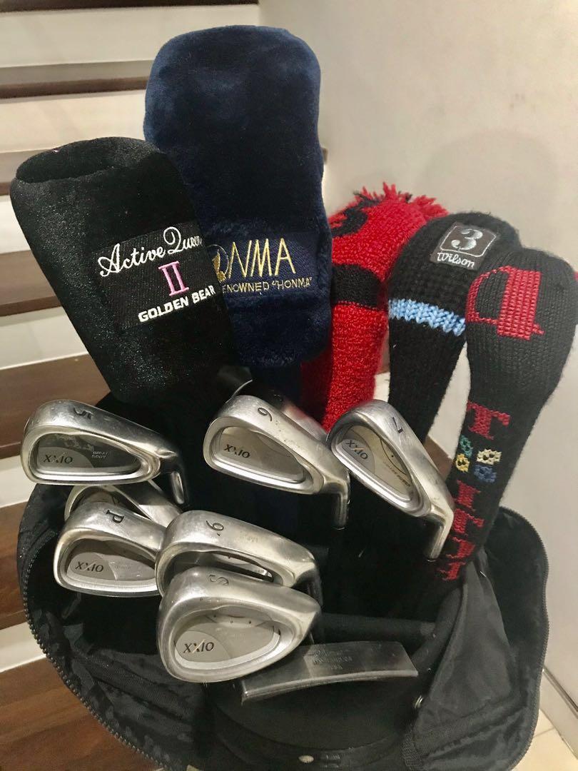 Golf Set XX10 iron Mp300 8pcs, Driver Yonex, Wood 3 Fitway, Wood 5