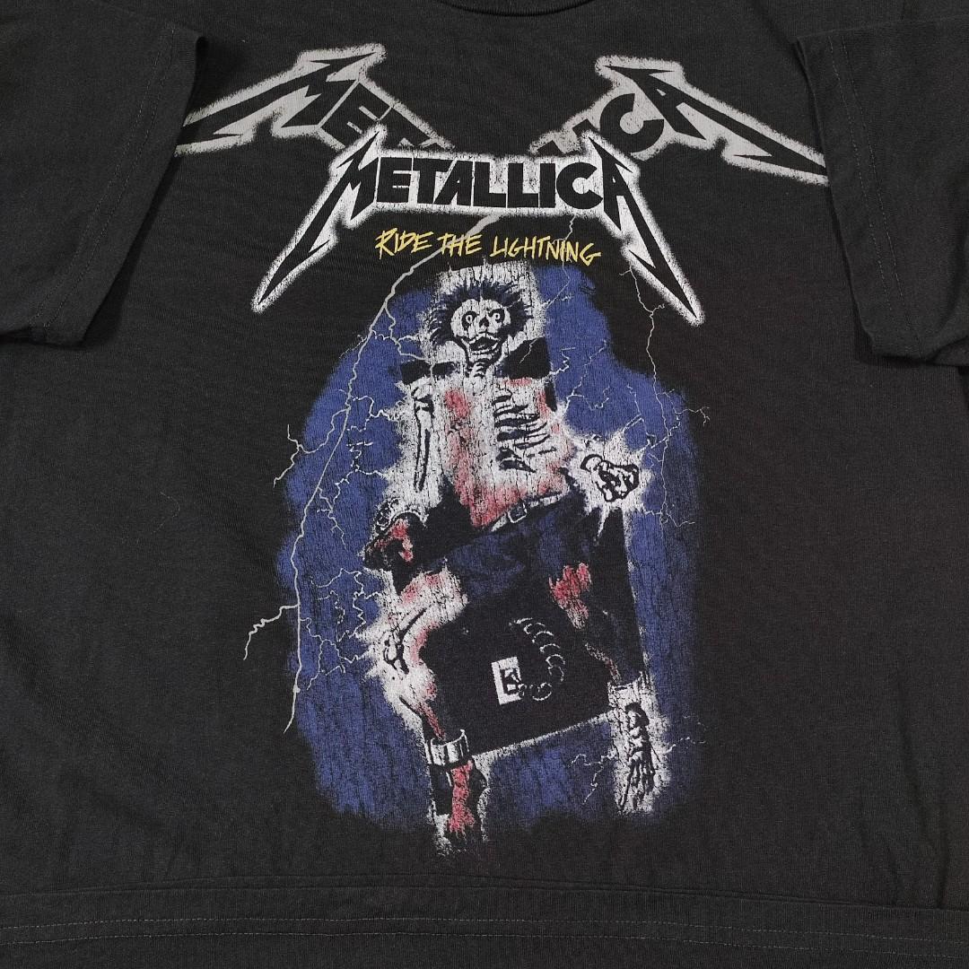 GU Japan Metallica Ride the Lightning 1984 Tour Band Tee Shirt, Men's  Fashion, Tops & Sets, Tshirts & Polo Shirts on Carousell