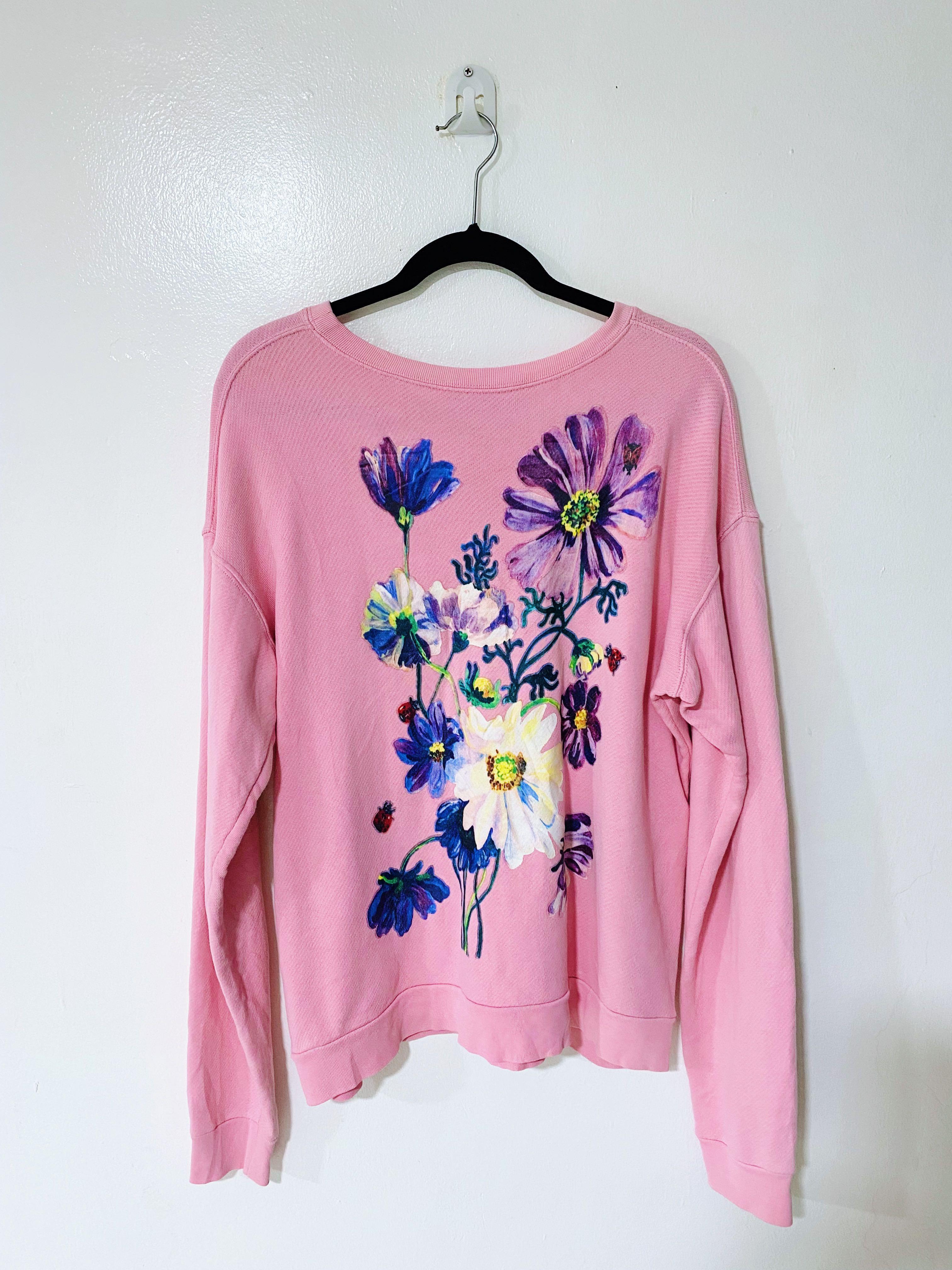 New Gucci Limited Edition Bambi Fawn and Flowers Sweater at