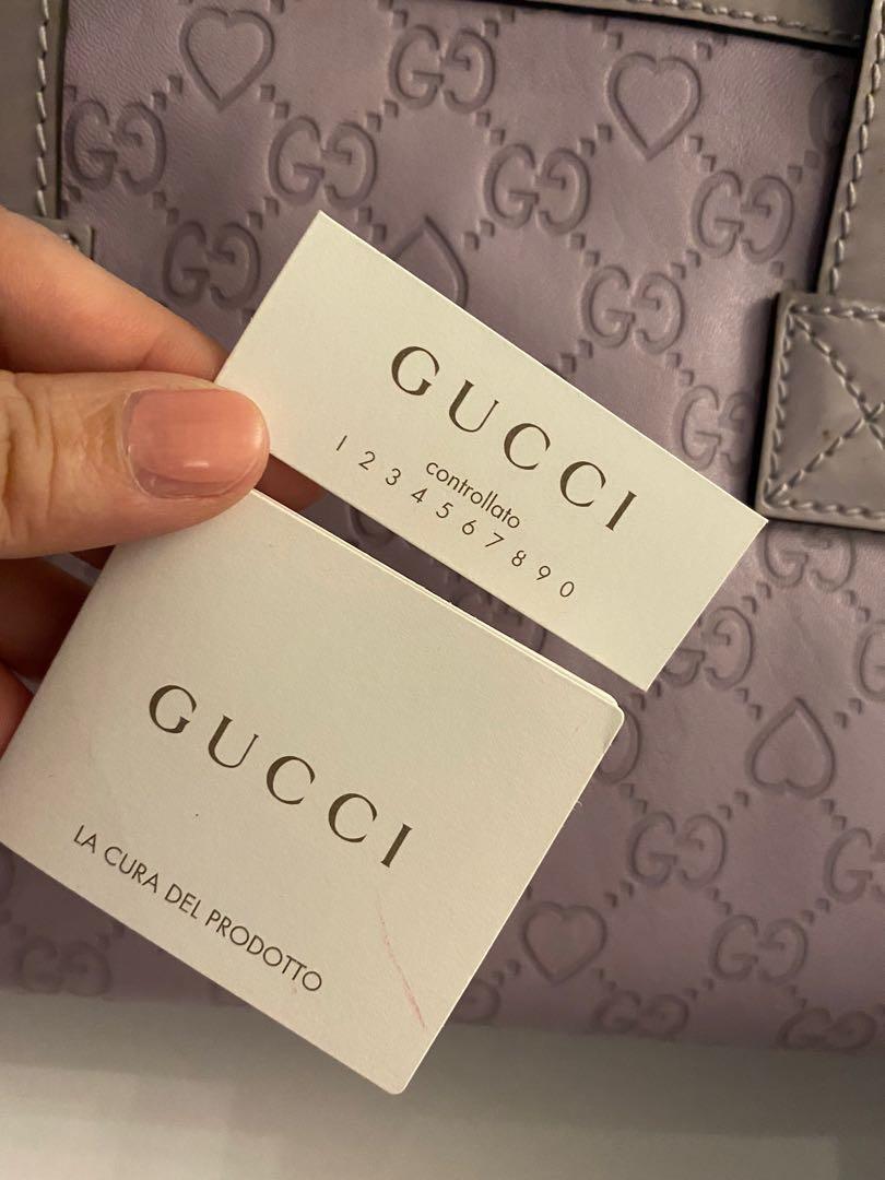 Gucci lilac on sale bag
