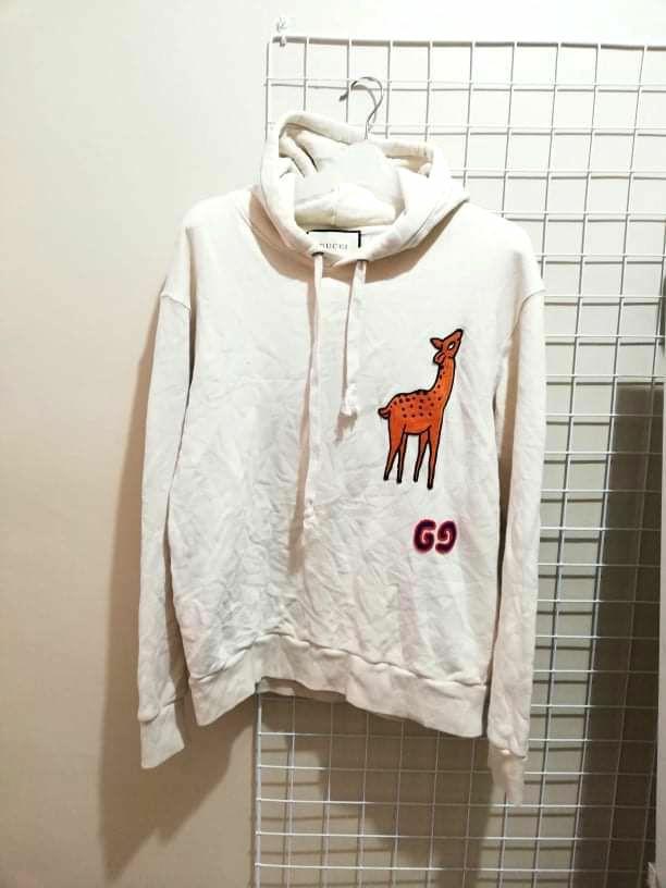 Gucci deer hoodie hotsell