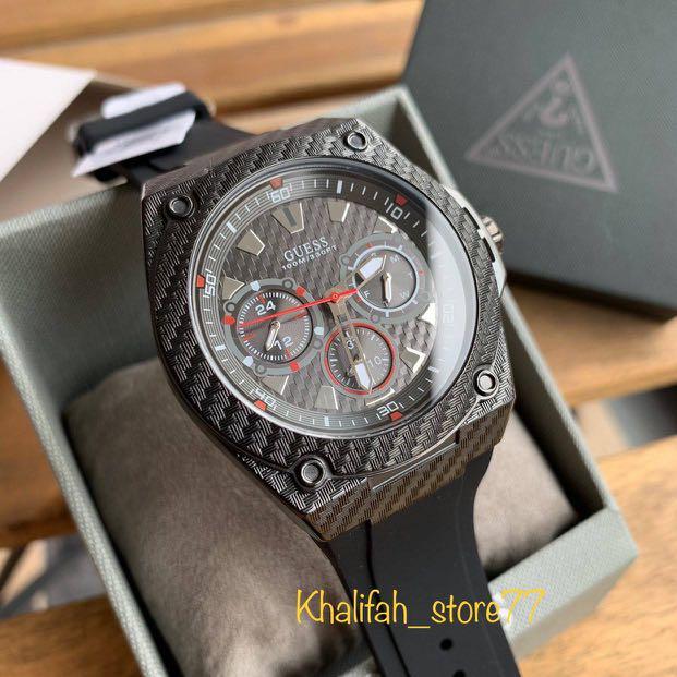Guess Legacy Black Dial Men s Watch W1048G2 Men s Fashion