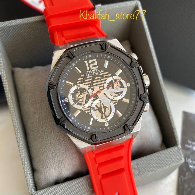 Guess watch red 2025