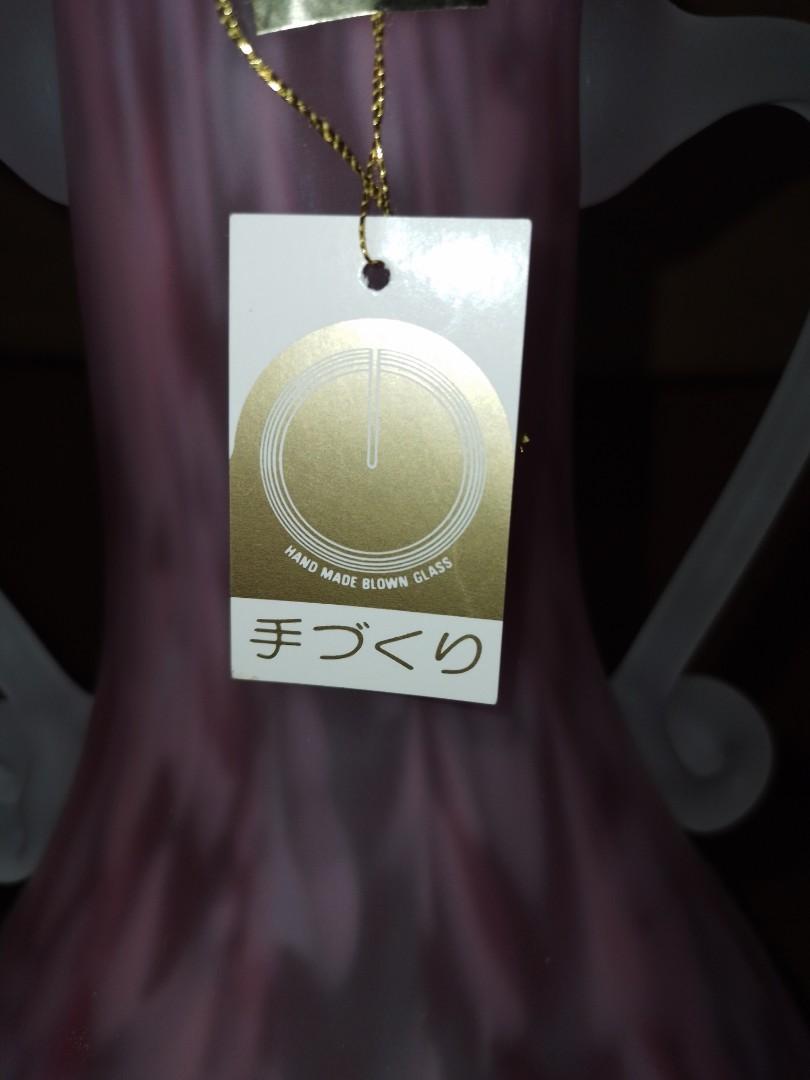 Kamei Handmade Blown Glass Vase Japan, Furniture & Home Living, Home Decor, Vases & Decorative