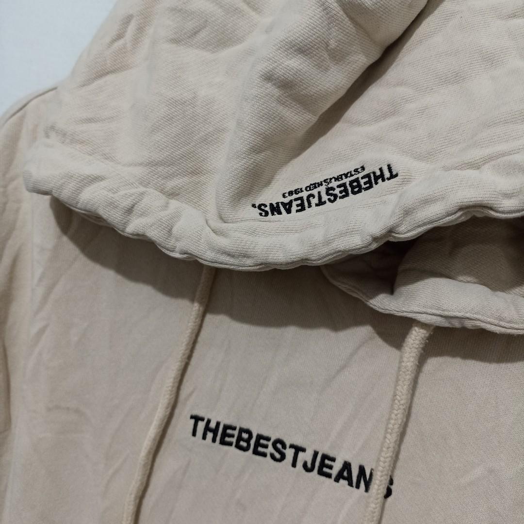 HOODIE THE BEST JEANS SECOND, Fesyen Pria, Pakaian , Baju Luaran di  Carousell