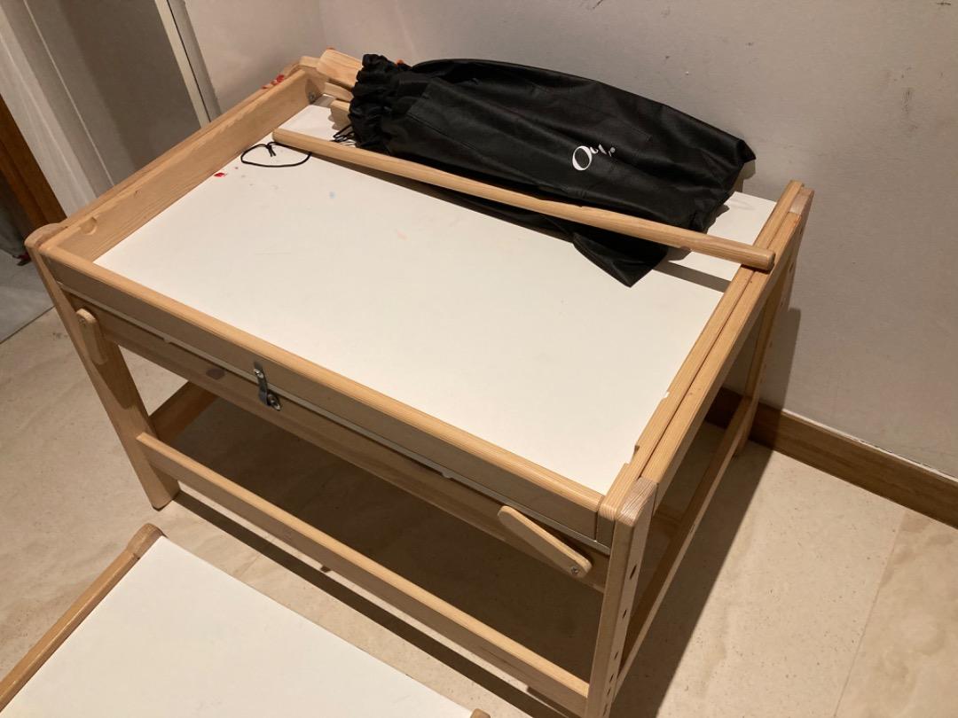 IKEA Kids Desk and Stool (with extenders), Babies & Kids, Baby Nursery