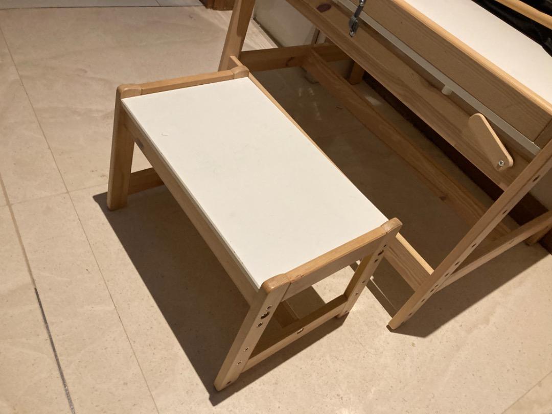 IKEA Kids Desk and Stool (with extenders), Babies & Kids, Baby Nursery