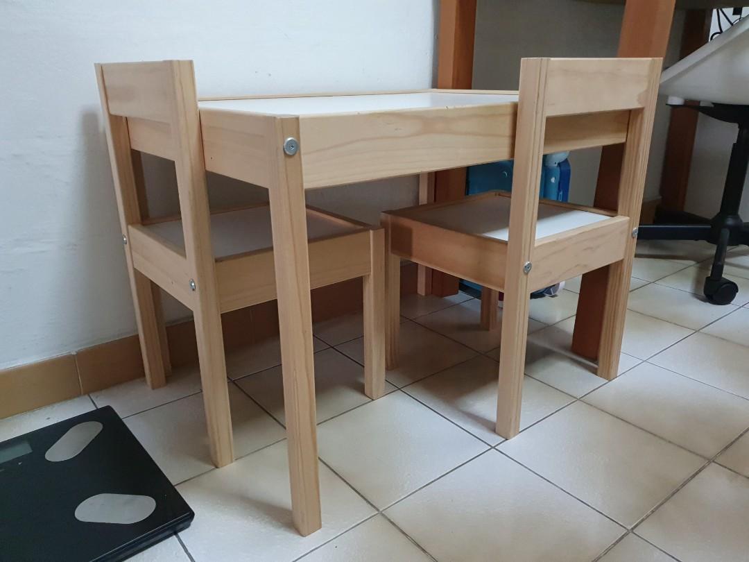 IKEA Latt Children's Table and Chairs Set, Babies & Kids, Baby Nursery