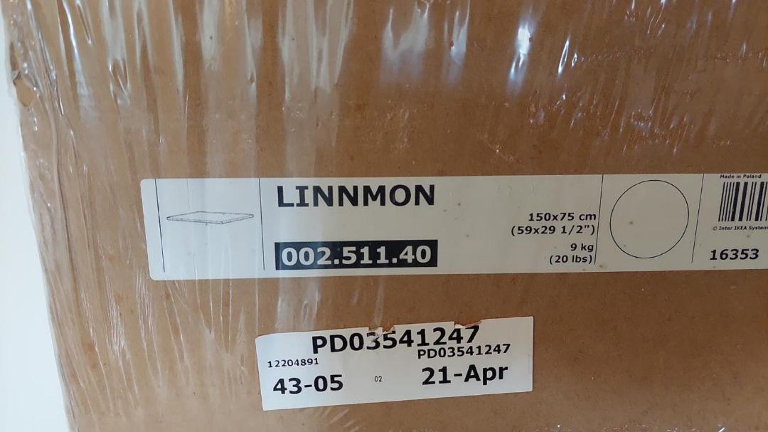 Linnmon table clearance top 59x29