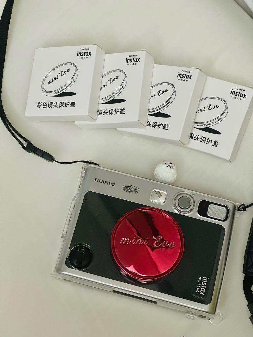 Instax Mini Evo Lens Cover, Photography, Cameras on Carousell