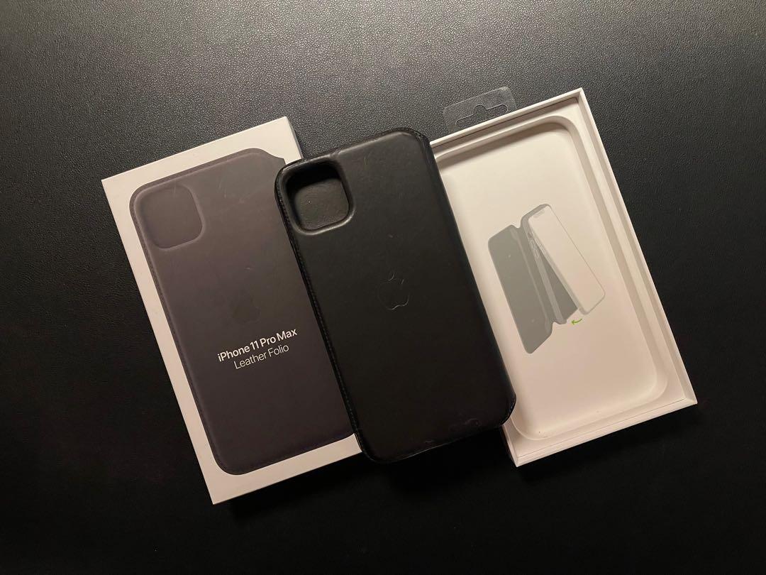iPhone 11 Pro Max Leather Folio from Apple (Black case color) (Category: Cases & Sleeves) located in Pasig City. Submitted by carlo.deleon (Listing ID 1174692637, Image 2). Description: Selling an iPhone 11 Pro Max leather folio case in the black color from the Apple store! In Apple website, currently sells for 7,990 PHP. Bought originally in 2019 for 8,890 PHP from the Power Mac Center, the pioneer Apple Premium Reseller in the Philippines. Used