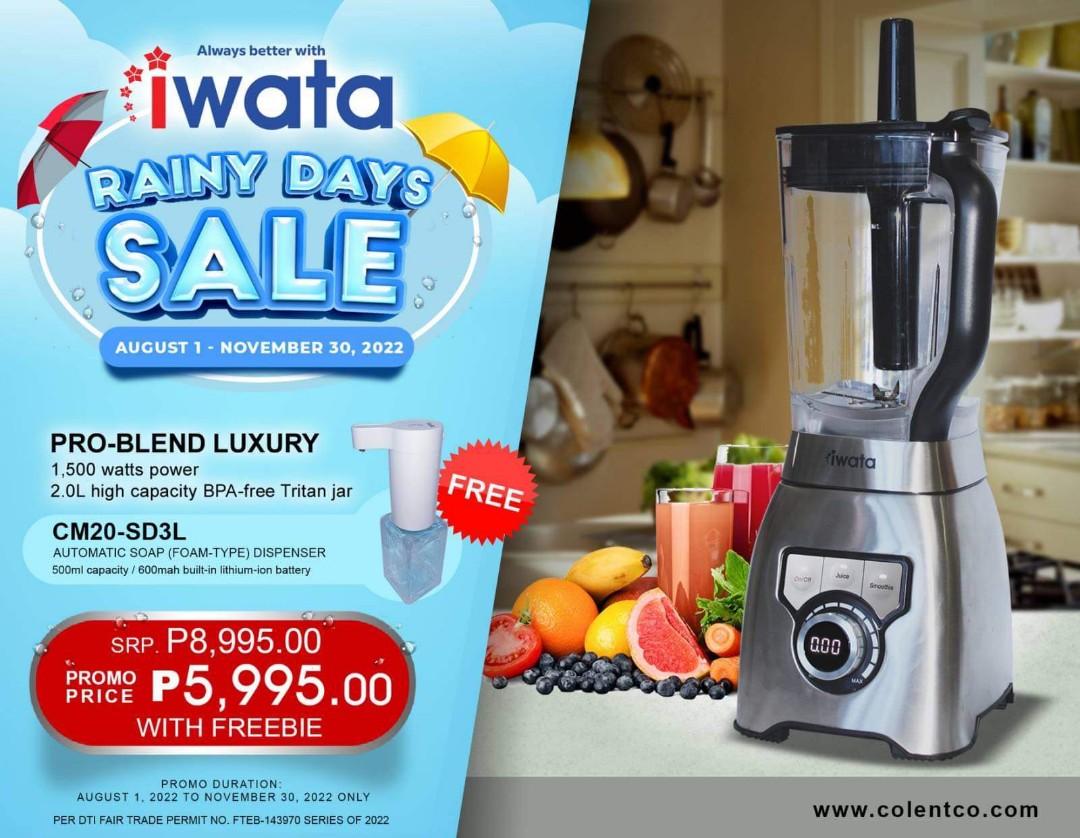 IWATA BLENDER WITH FREEBIES, TV & Home Appliances, Kitchen Appliances
