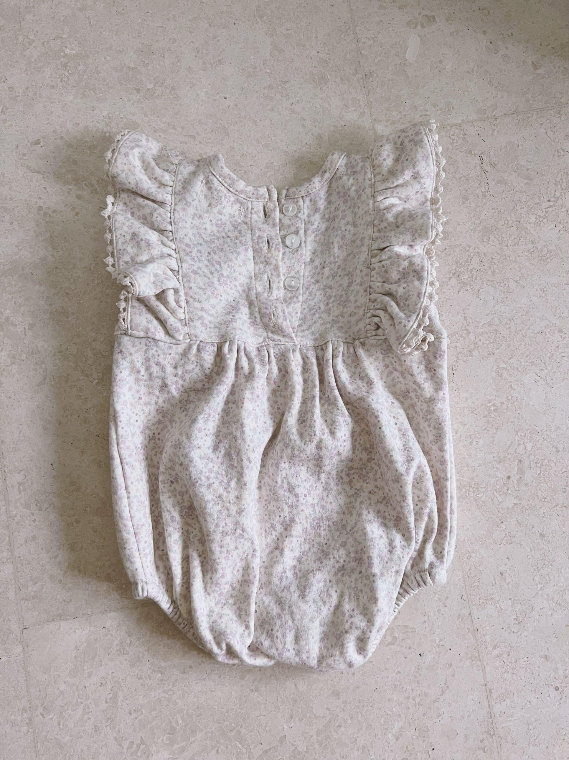 Jamie Kay Organic Cotton Stella Playsuit Hana Floral, Babies & Kids, Babies & Kids Fashion on