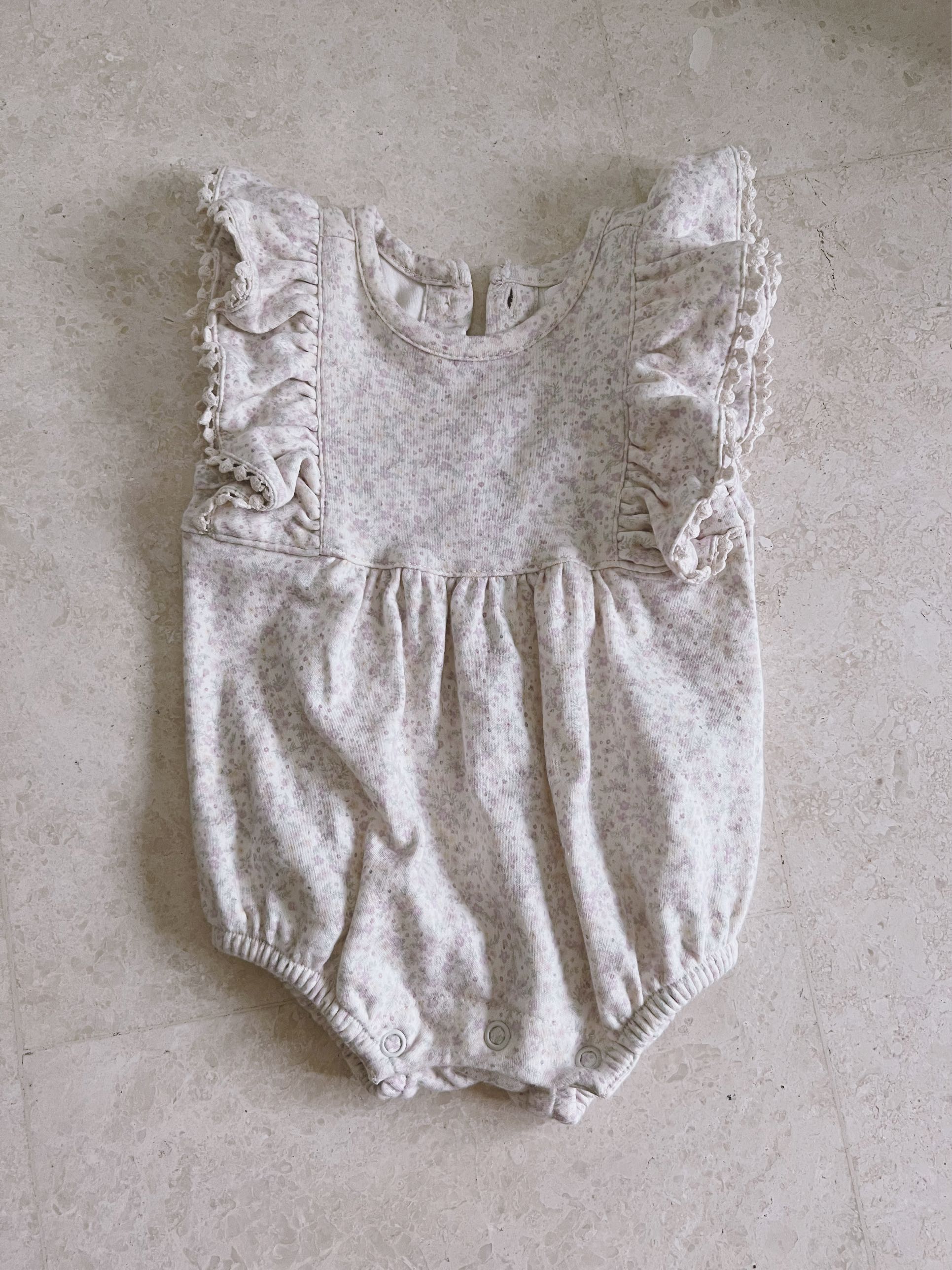 Jamie Kay Organic Cotton Stella Playsuit Hana Floral, Babies & Kids, Babies & Kids Fashion on