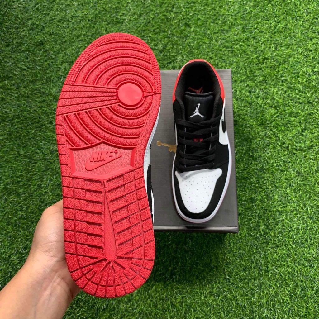 JORDAN 1 LOW BLACK TOE (Category: Sneakers) located in Manila. Submitted by aandakicksandapparelsofficial (Listing ID 1174541520, Image 3). Description: Pay First, Free Socks and Paper Bag Available sizes in Euro are 41 to 45 Only. Add 250 pesos Shipping Nationwide Thru J&T or JRS. Lalamove Delivery Fee will be checked Depend on your Location. A&A Kicks is not associated or affliated with any brands mentioned. All rights are reserved with the bra