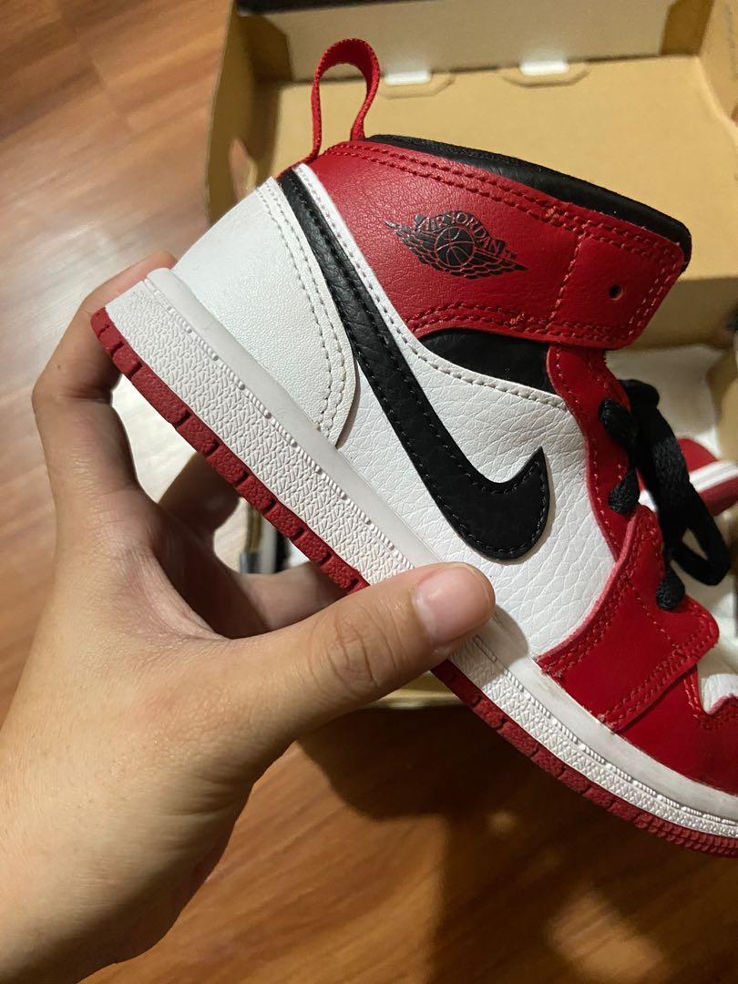 air jordan 1 white heel