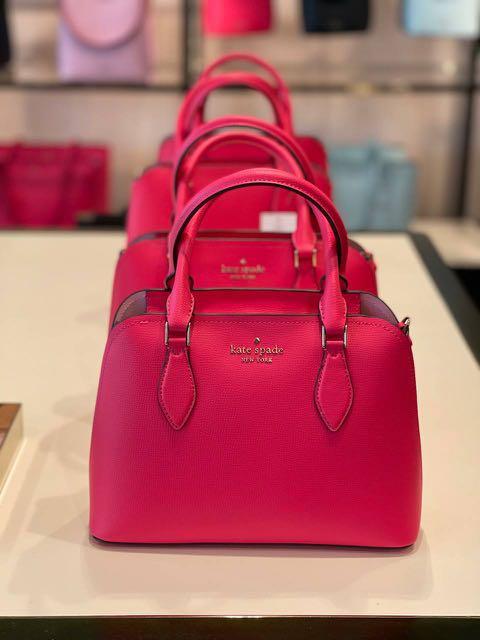 Kate Spade Darcy Small Satchel in Bikini Pink Luxury Bags