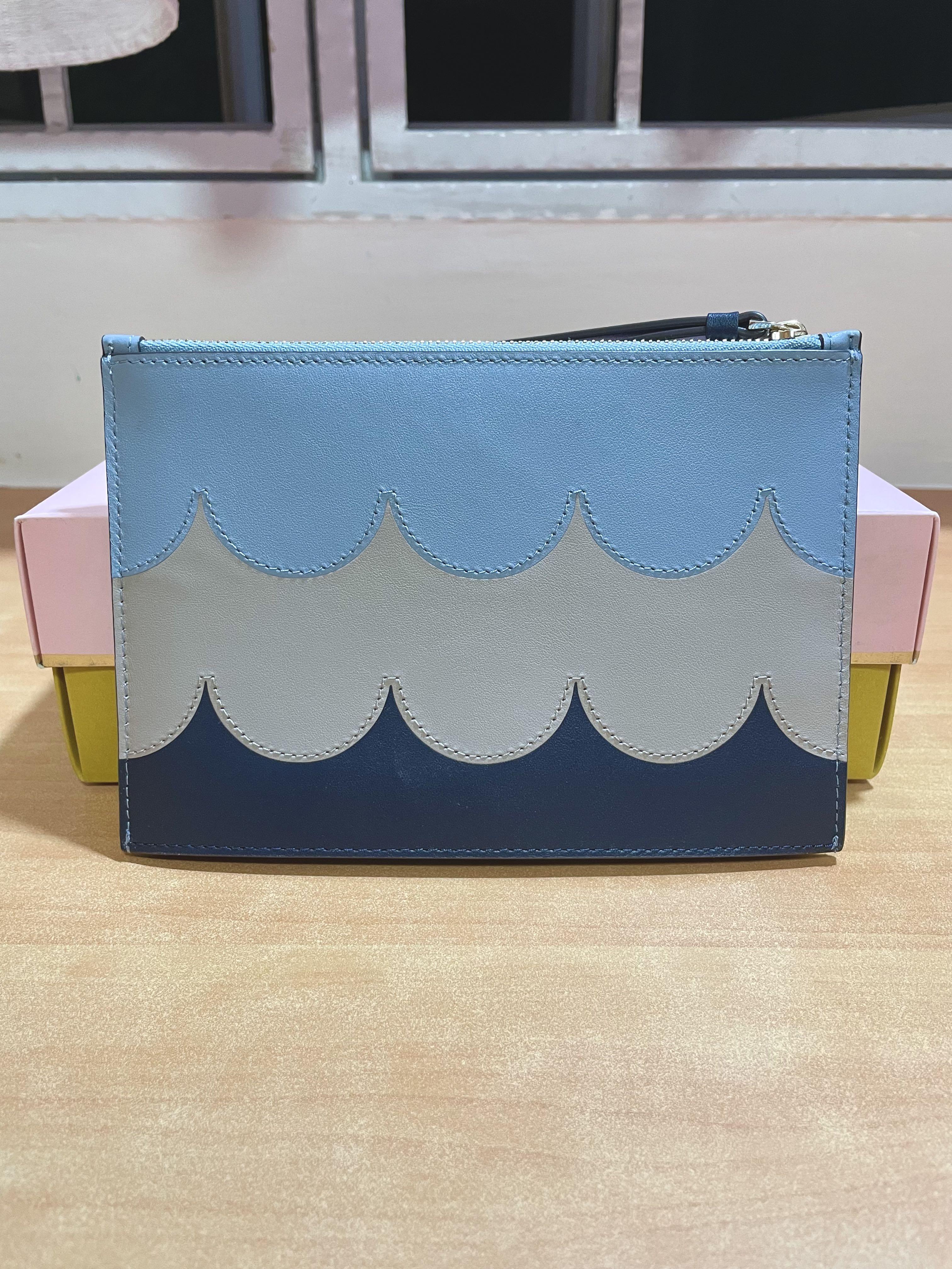 kate spade intarsia scallop wallet