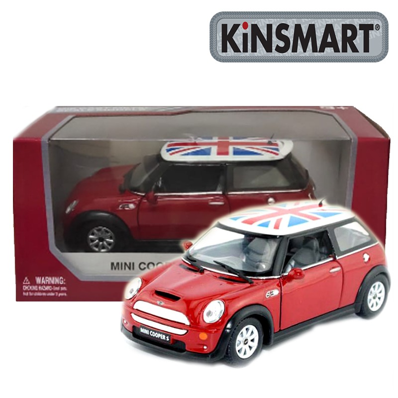 MINI Cooper S Diecast Toy Car red - 1:43 Scale