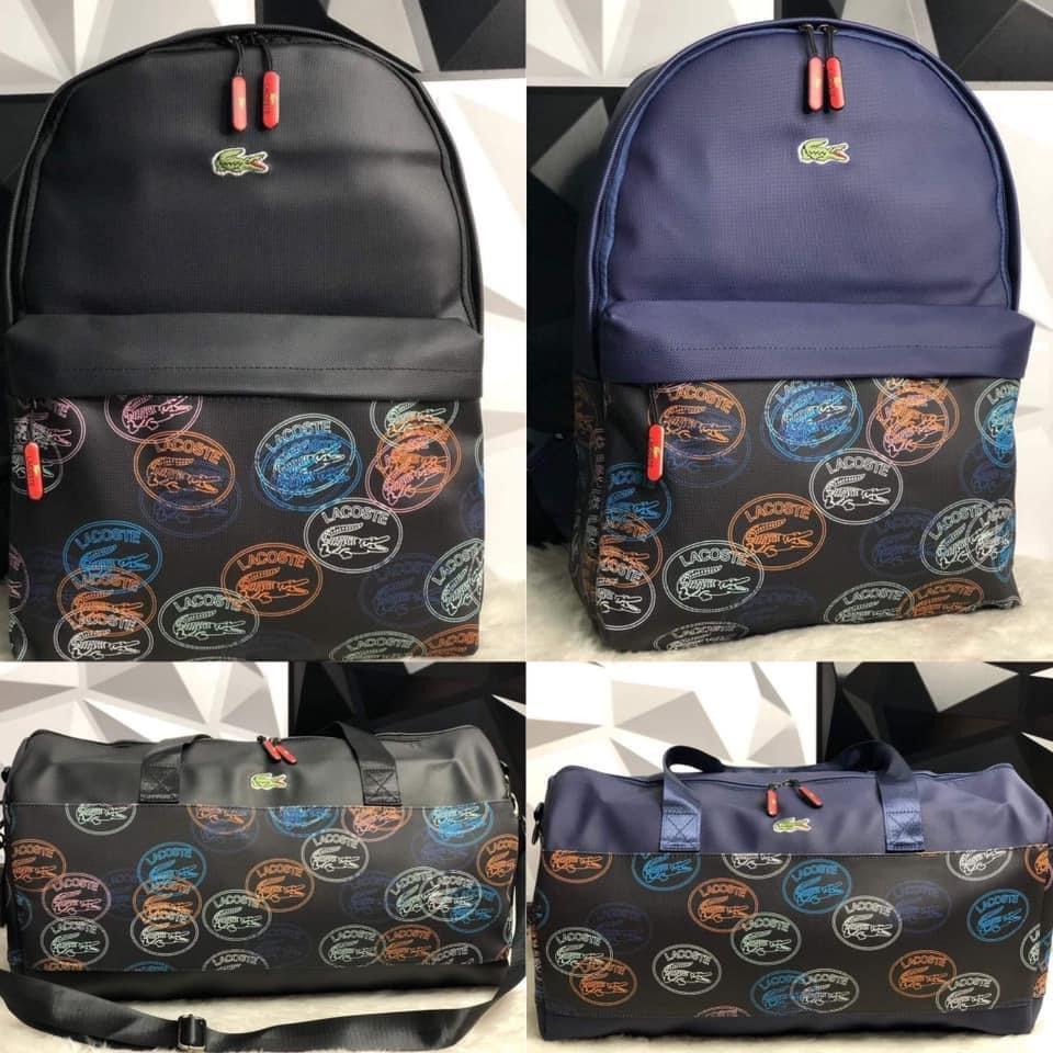 Lacoste backpack navy, Men's Fashion, Bags, Backpacks on Carousell