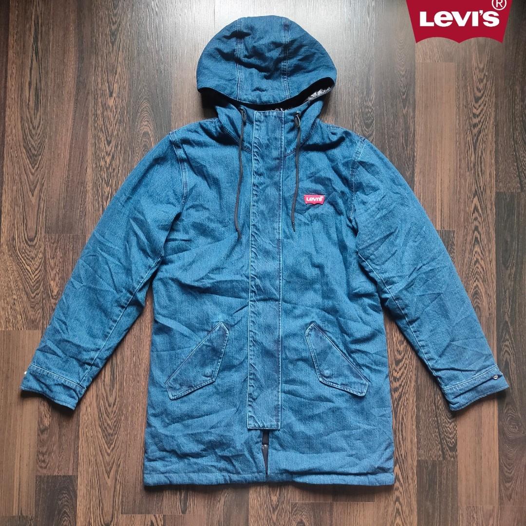 Reversible Denim Puffer Jacket, Men's 