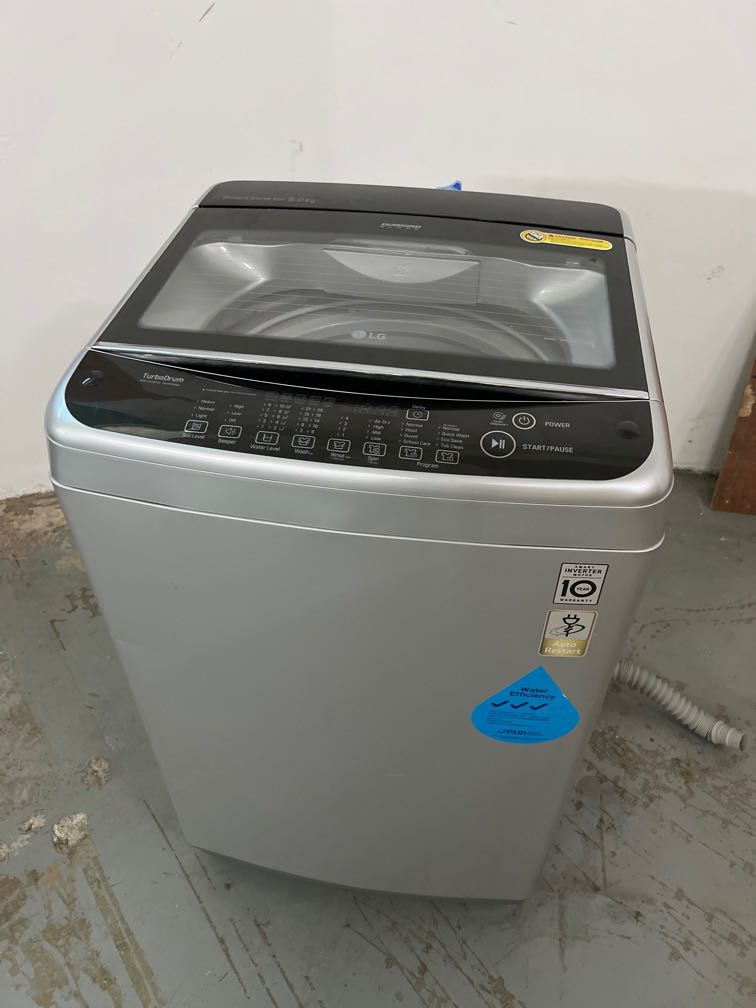 LG 9kg top load washing machine, TV & Home Appliances, Washing Machines