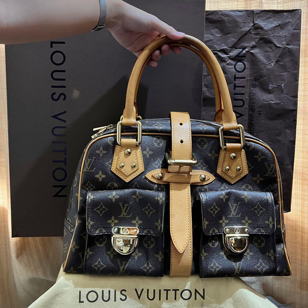 Louis vuitton Manhattan PM, Luxury, Bags & Wallets on Carousell