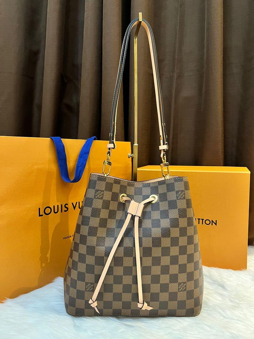 Louis Vuitton Damier Ebene Neonoe MM Venus Pink