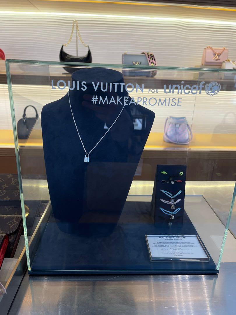 Louis Vuitton Lockit Pendant Necklace - Sterling Silver Pendant Necklace,  Necklaces - LOU796756