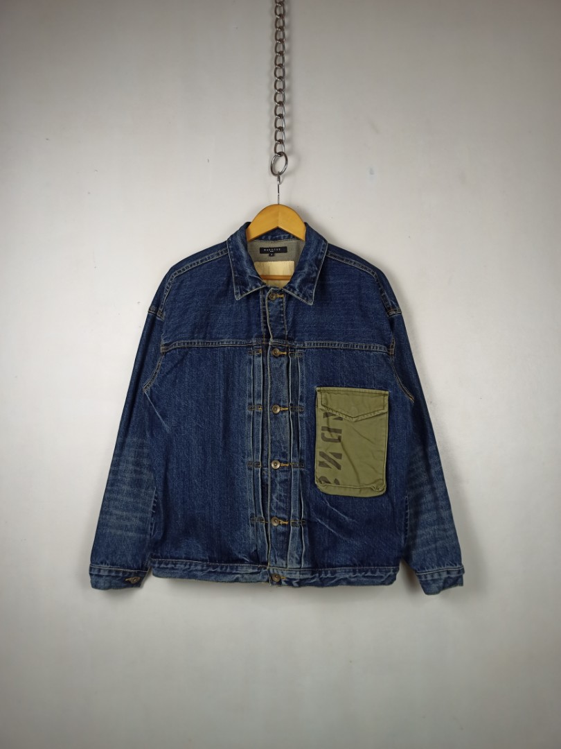 MADNESS MIL POCKET DENIM JACKET Luxury Apparel on Carousell