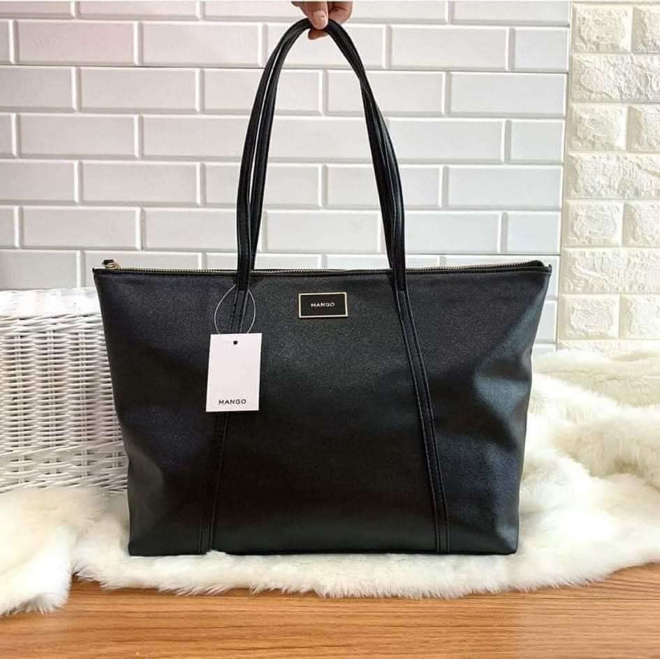 Mango Zip Tote Women s Fashion Bags Wallets Tote Bags on Carousell