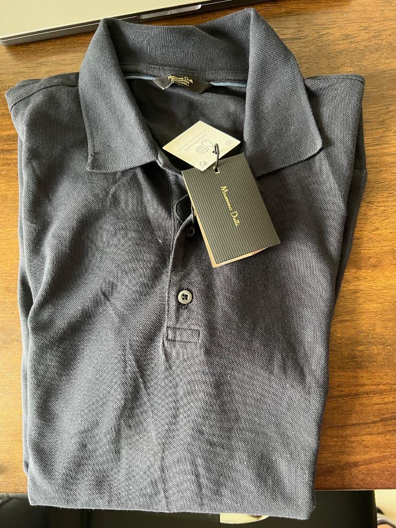 Massimo Dutti Polo t-shirt (With tags, RTP 75$), Men's Fashion