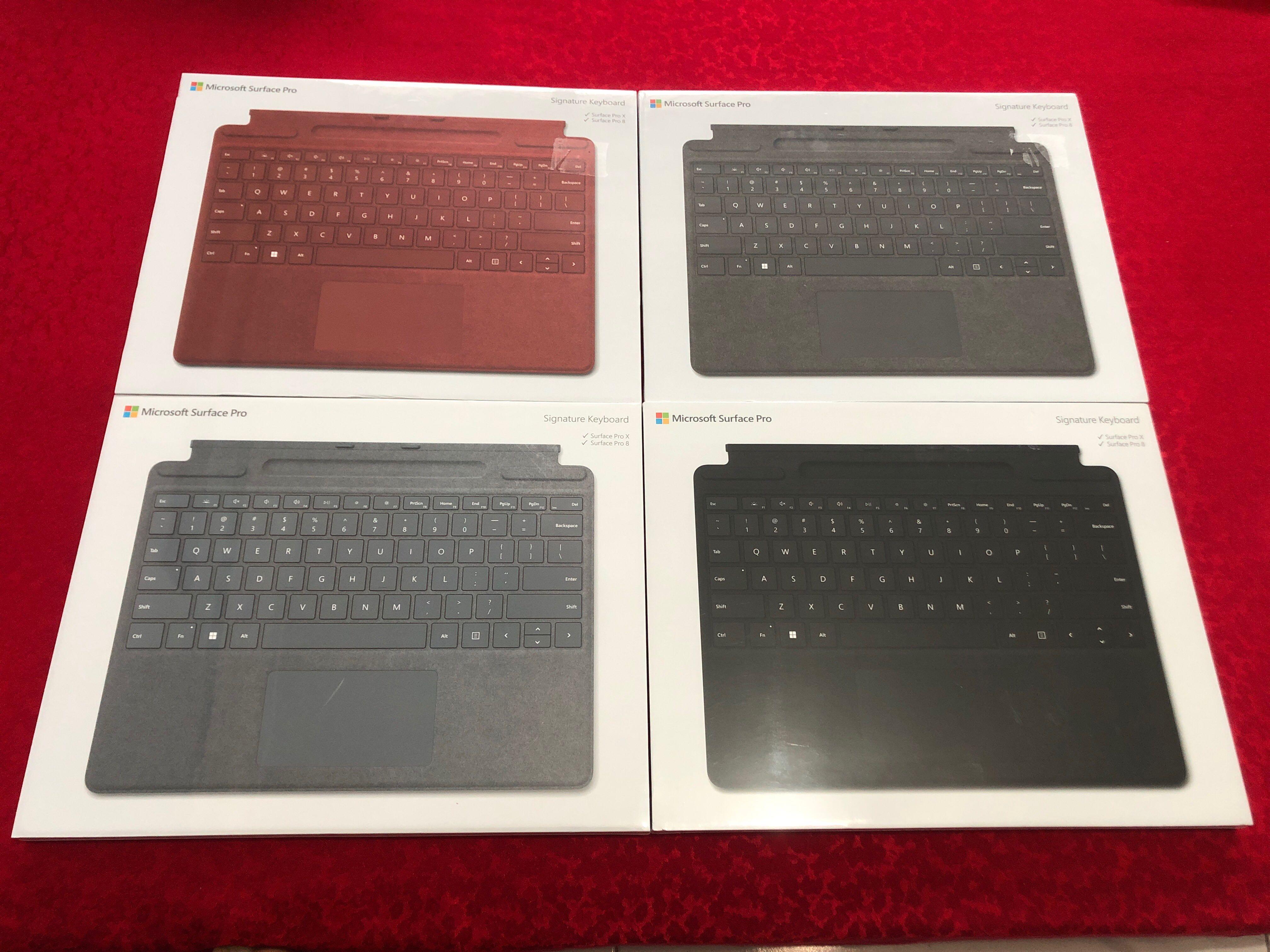 Microsoft Surface Pro 8/X Signature Type Cover, Computers & Tech