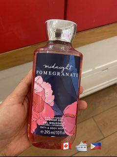 Midnight Pomegranate Bath and Body Works Shower Gel