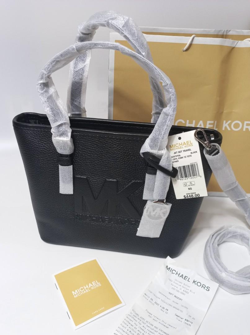Michael Kors Bags | Michael Kors Jet Set Travel Xs Carryall Convertible Tote | Color: Black | Size: Xs | Mk_Shop's Closet