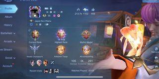 🔥MOBILE LEGENDS STACKED ACCOUNT WITH 1100 MG PTS, 2 HIGH MMR HEROES, 1 UNUSED LEGEND SKIN MAGIC CRYSTAL, MANY SKINS & PRICE IS NEGOTIABLE