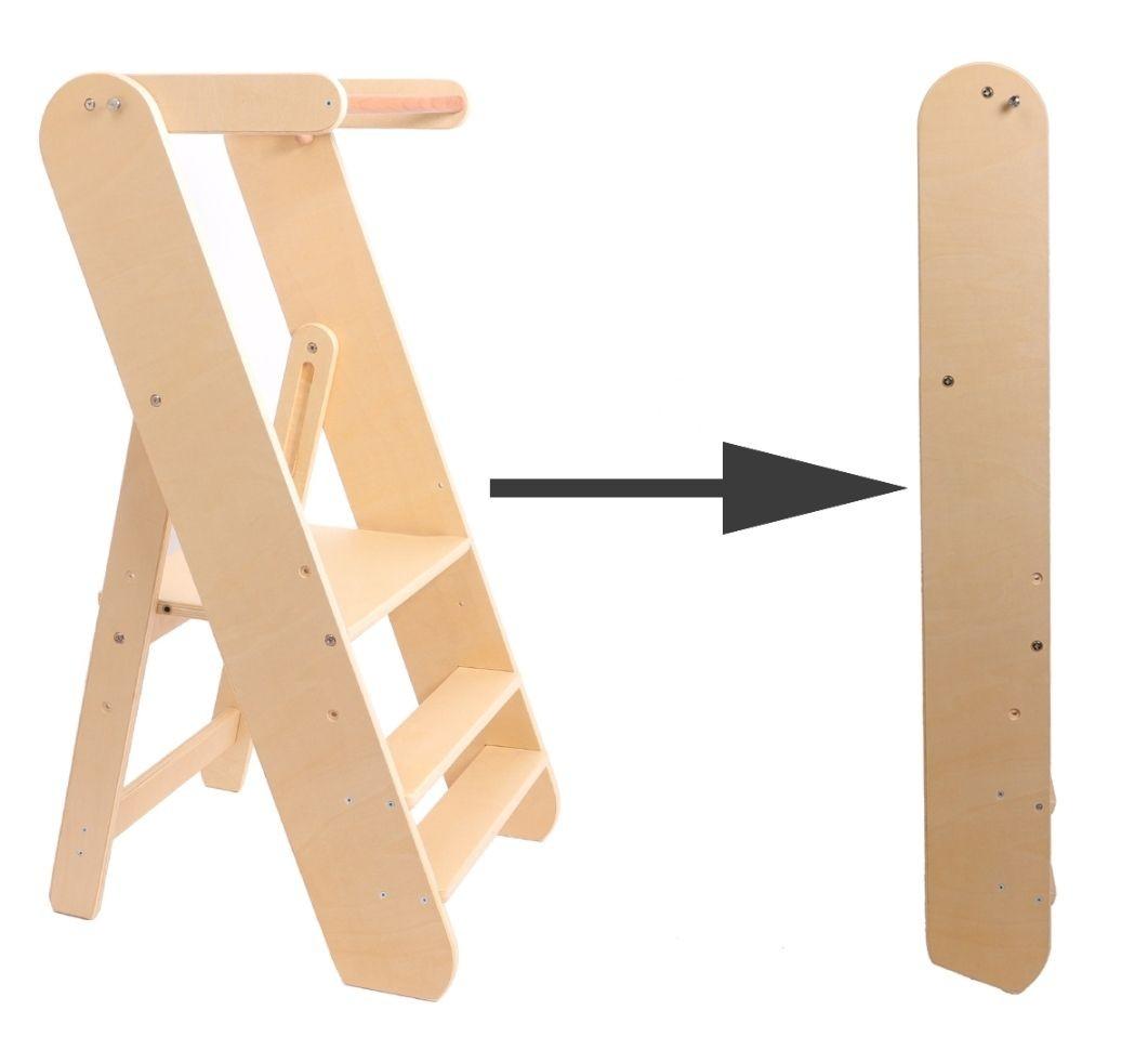 [Ready Stock]Montessori Learning Tower/Foldable/ Step Stool, Babies ...