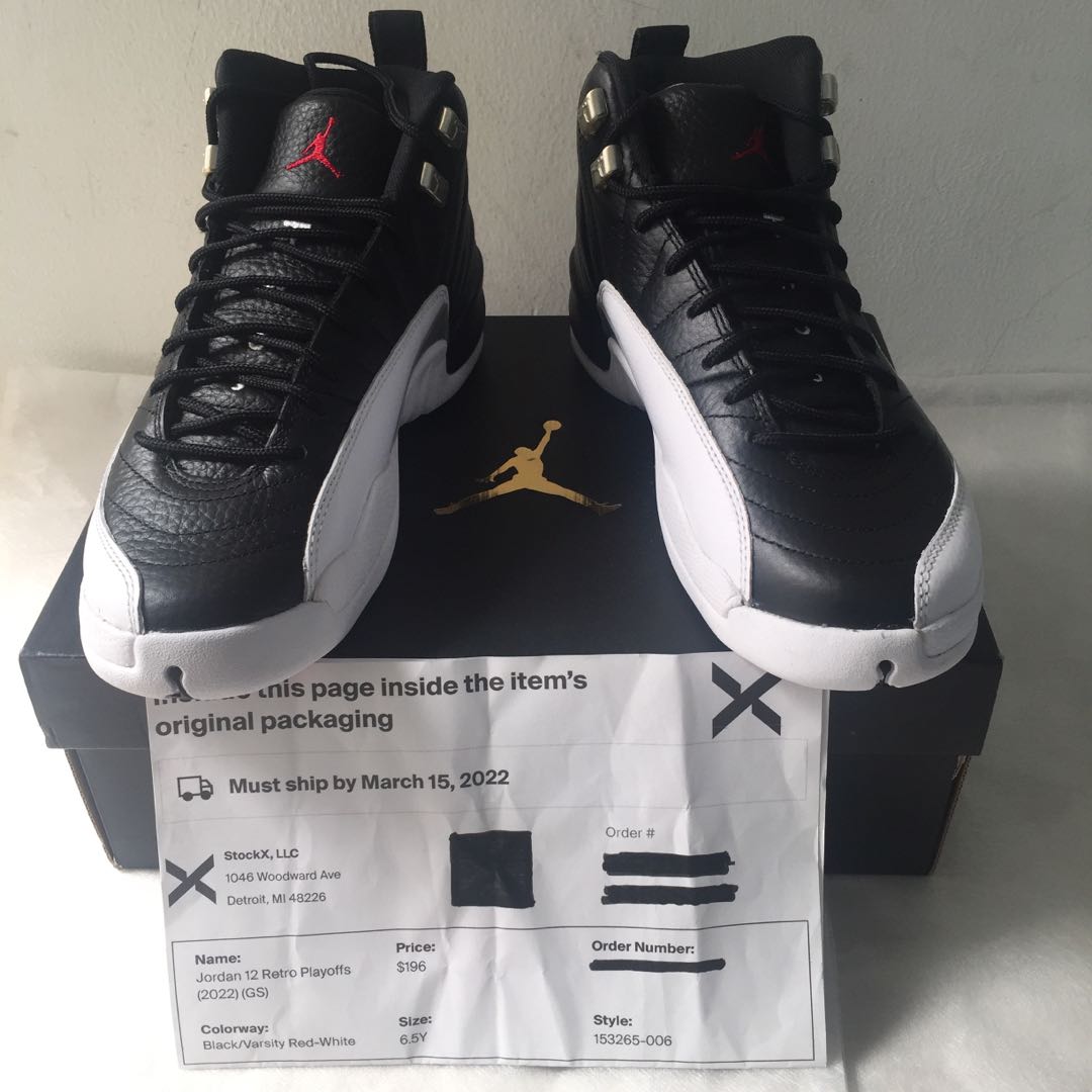 jordan 12 black new