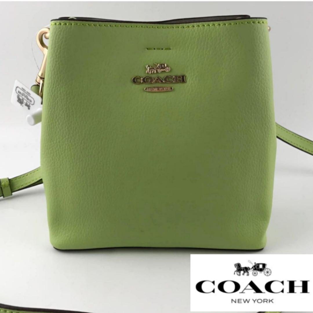 New Coach Original Mini Town Bucket Bag Green Color Collection